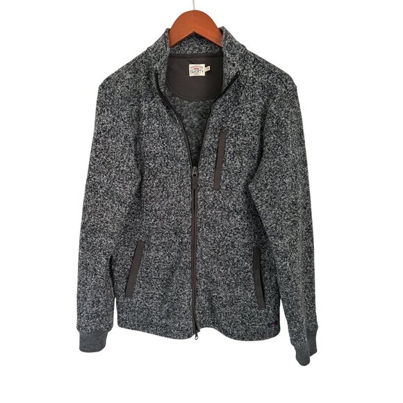 Faherty Bridger Range Jacket Full Zip Charcoal Gray Size Small